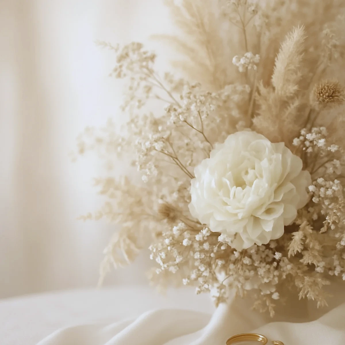 Composition florale pour la décoration du mariage